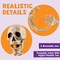 2 PCS 20 Inches Halloween Mermaid Skeleton Plastic Bone with Posable Joints for Indoor Outdoor Spooky Scene Party Favors Decoration